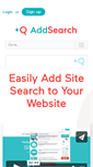 Mobile Screenshot of addsearch.com
